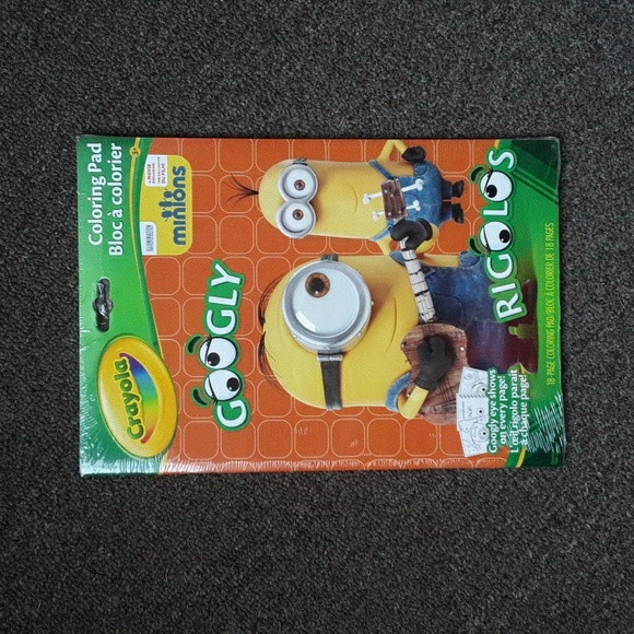 Crayola Minions GOOGLY RIGOLOS Coloring Pad & Minions Skinnies &Sketch Set - Picture 4 of 5